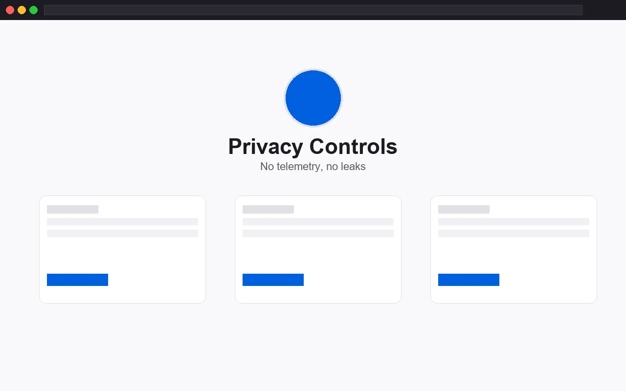 Privacy controls